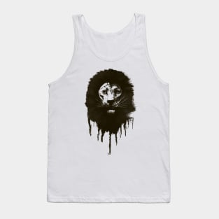 Rebel Lion (Black and White) Tank Top